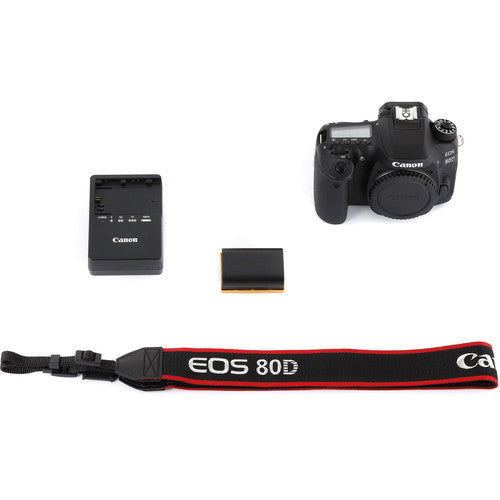 Canon EOS 80D 24.2MP DSLR Camera with 18-55mm & 75-300mm III Lens Kit - Professional Photography for Travel, Sports & Portrait Shooting