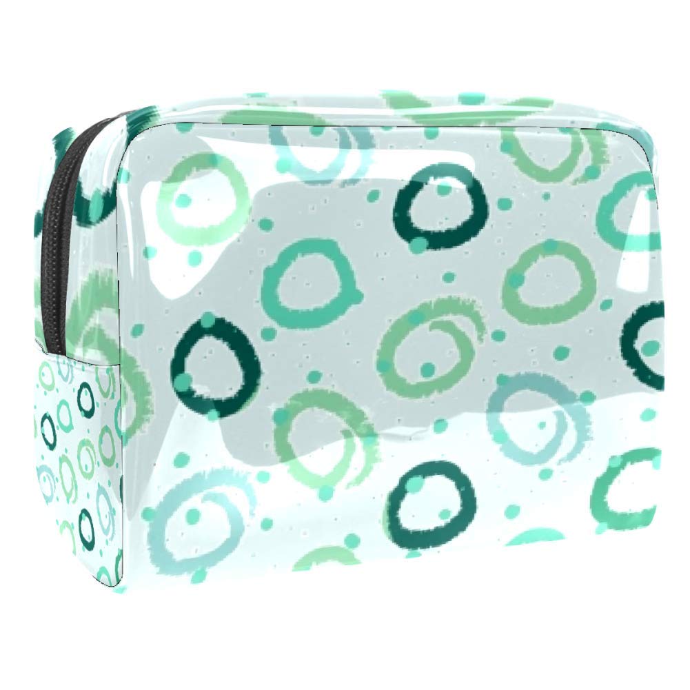 Portable Travel Makeup Bag with Zipper - Waterproof Cosmetic Organizer Pouch for Women, Perfect for Toiletries, Jewelry & Hair Accessories (Includes Free Hair Band) - Ideal for Vacation, Gym & Daily Use