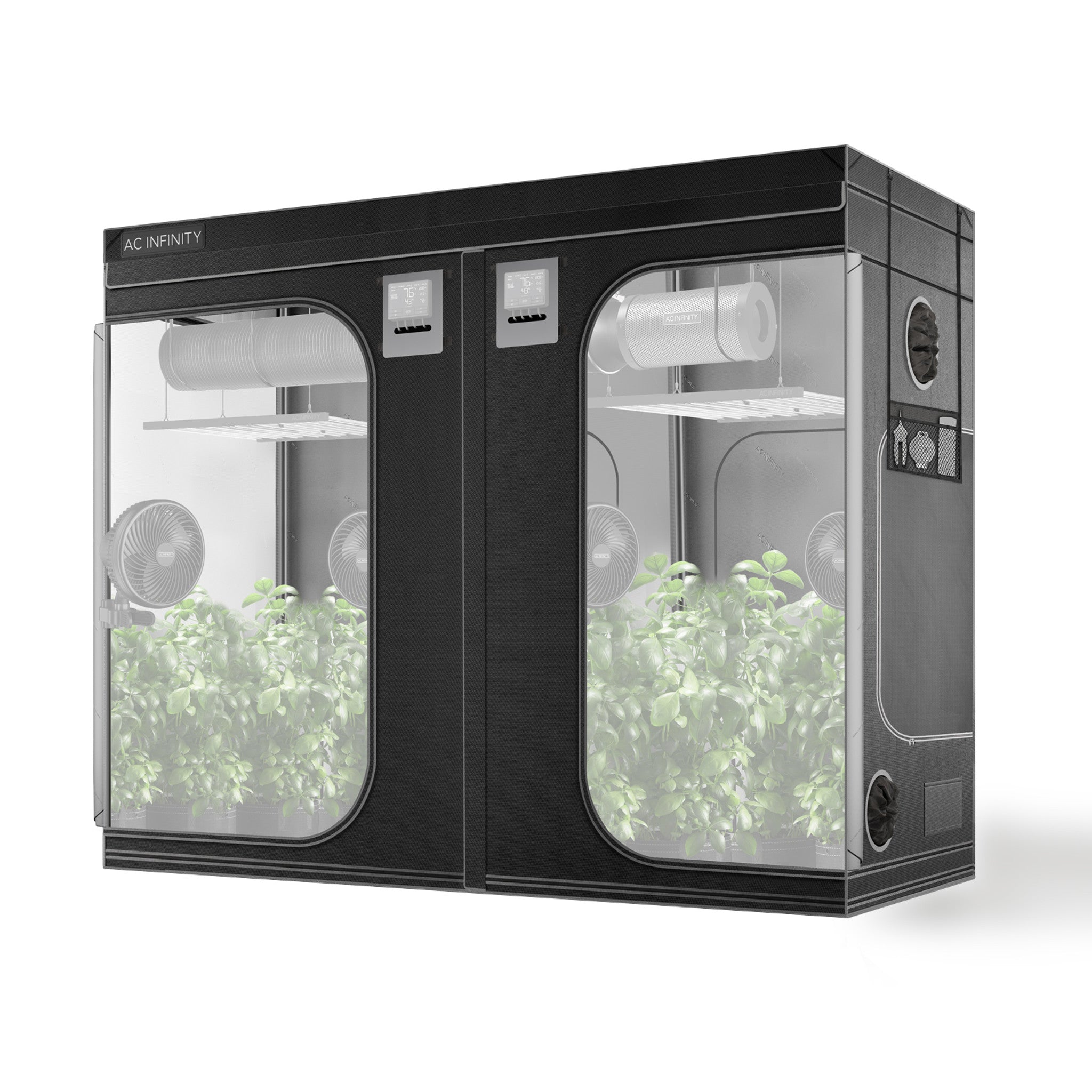 AC Infinity Advanced Dual Ionframe Evo8 8x4 Grow Kit - 10 Plant Hydroponic System for Indoor Gardening | Perfect for Home Growers & Commercial Cultivation