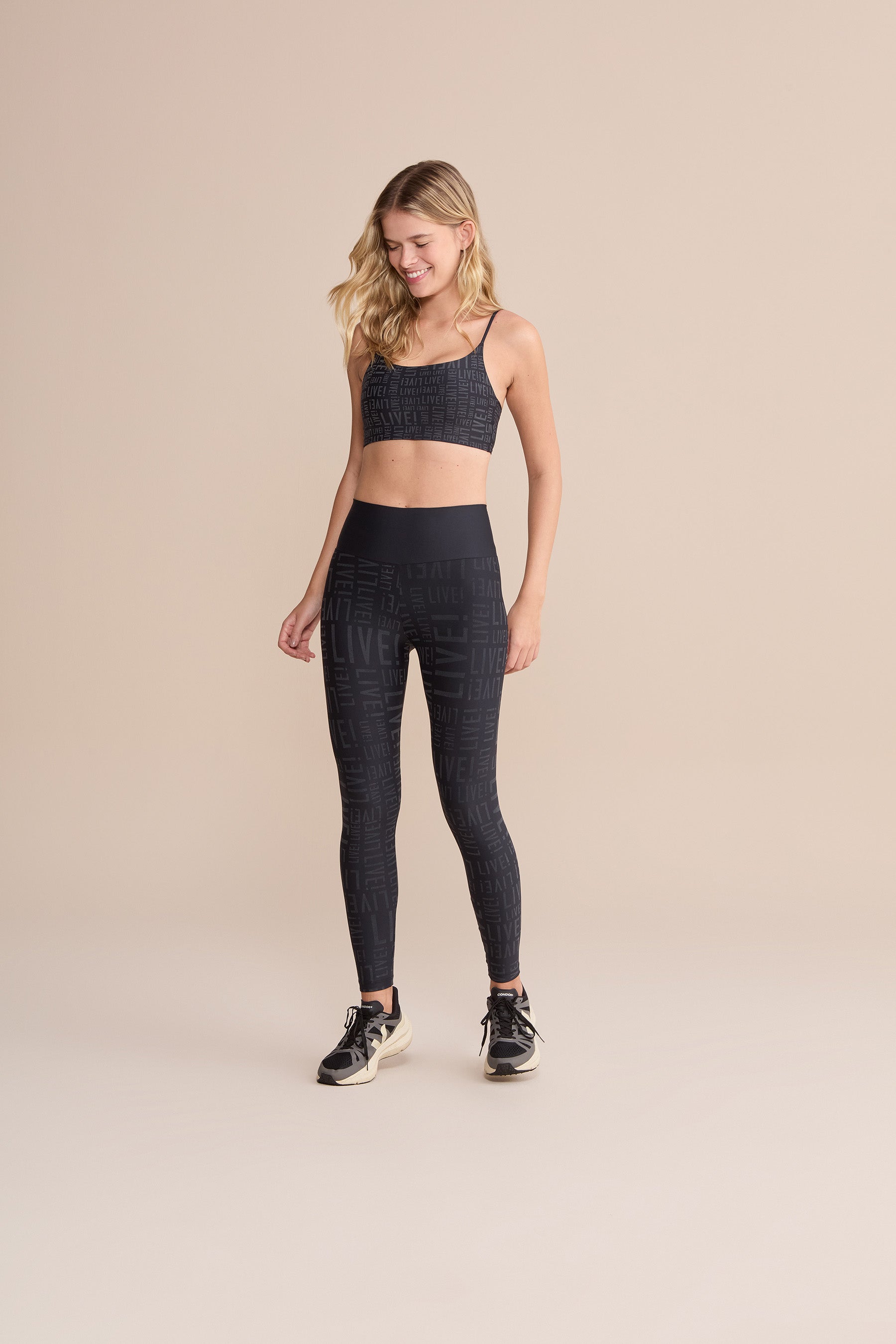 Pocket Back Reflex Long Leggings - High Waist Yoga Pants for Women with Side Pockets - Perfect for Running, Workout & Gym