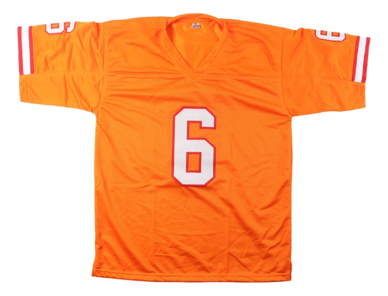 Baker Mayfield Tampa Bay Buccaneers Signed Orange Football Jersey - Authentic Autographed NFL Collectible for Fans & Memorabilia Enthusiasts - Perfect for Display, Gifting, and Game Day Support