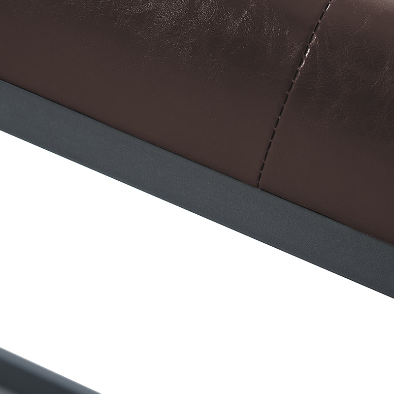 Amparo Mid Century Modern Bench with Sturdy Metal Base - Perfect for Living Room, Bedroom, or Entryway Seating