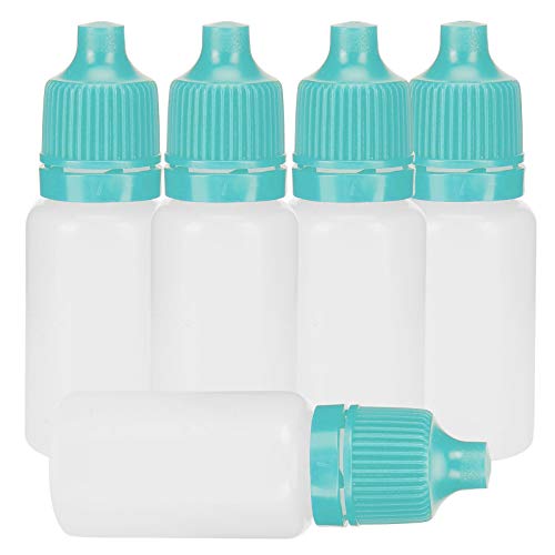 50Pcs Refillable Empty Eye Dropper Bottles - Durable Professional Liquid Dropper Containers for Eye Drops, Essential Oils & Cosmetics | Perfect for Home, Travel & DIY Skincare (Green)