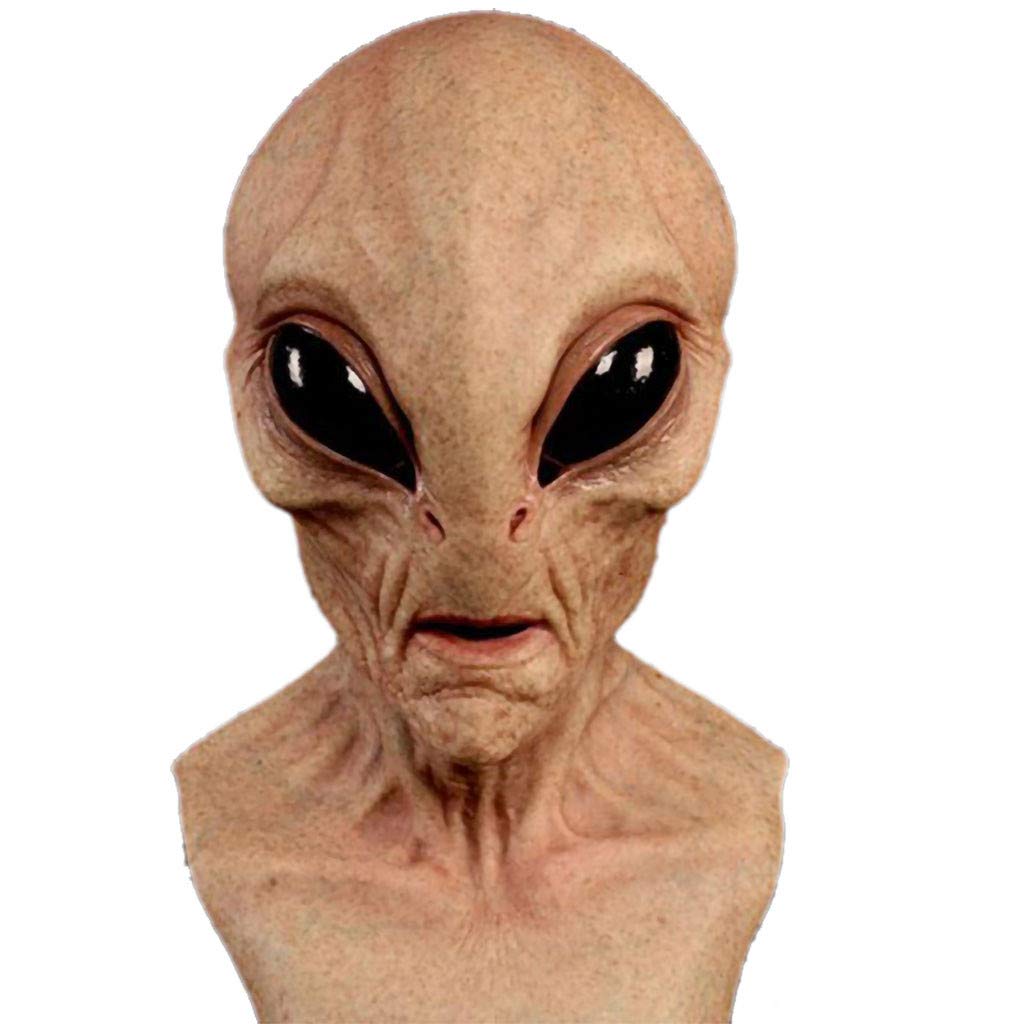 Scary Alien Halloween Mask for Men - Horror Costume Accessory for Halloween Party, Cosplay & Trick or Treat - Halloween Toys for Kids 3-6 Years Old - Perfect for Costume Parties, Haunted Houses & Spooky Events