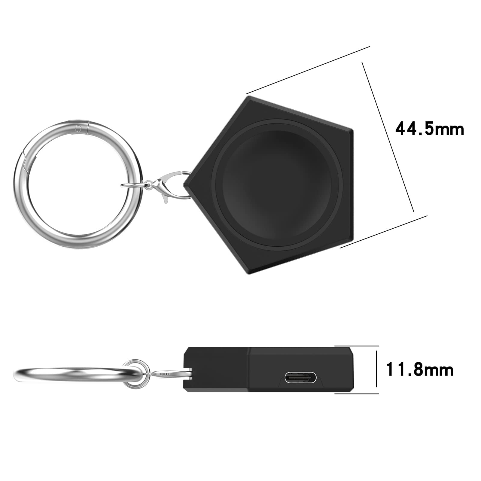 Replacement Charging Dock for Samsung Galaxy Watch 4 (40mm SM-R860 & 44mm) - Type C Micro Smartwatch Charger Stand Adapter | Fast Charging Station for Home, Office & Travel