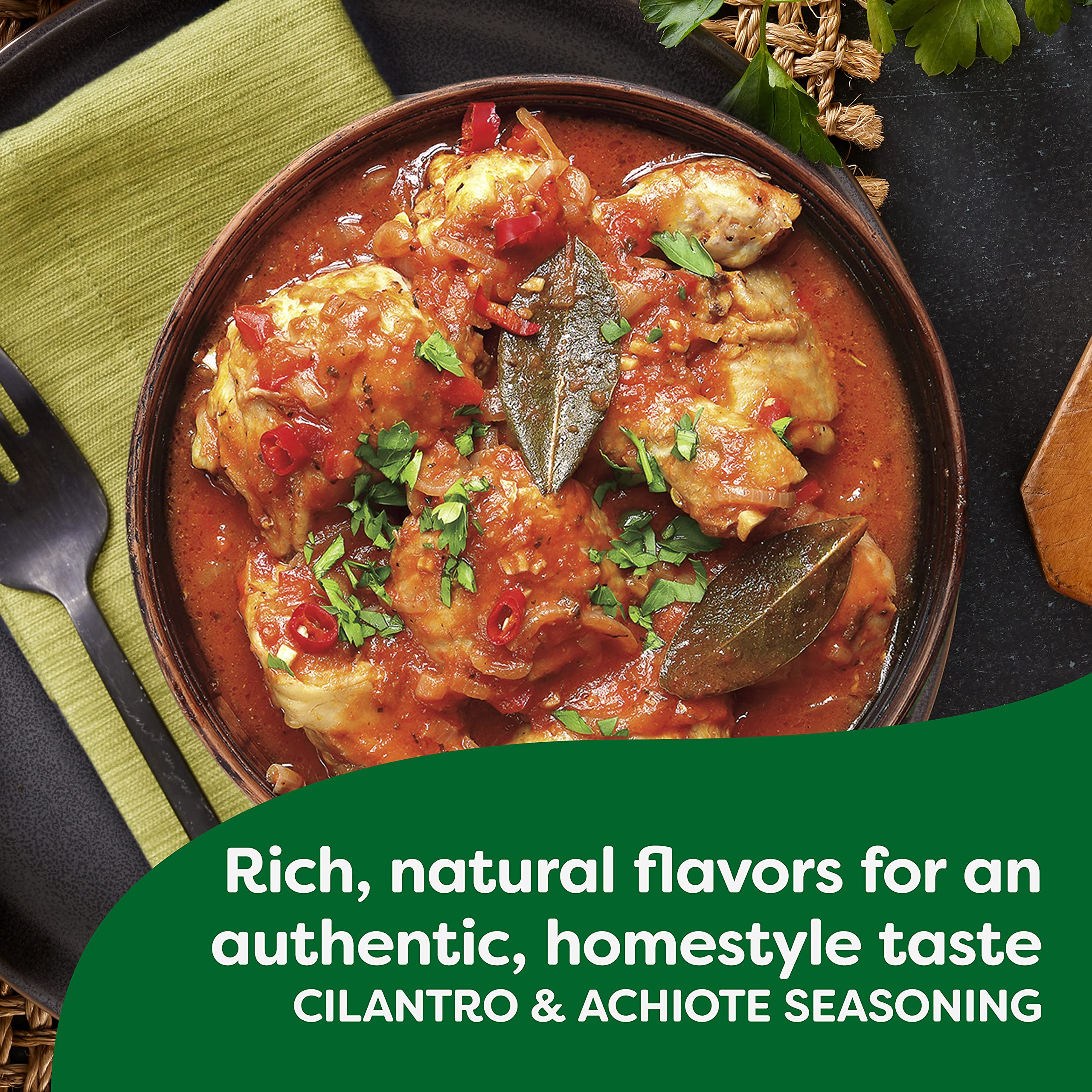 Knorr Sazón Seasoning Mix - Cilantro & Achiote (5.6 oz, Pack of 15) | All-Natural Flavor Enhancer for Sauces, Meats, Poultry, Fish, Seafood, Stews, Rice & Beans | Perfect for Latin, Mexican & Caribbean Cuisine | No Artificial Flavors | 32 Count Bulk Pack