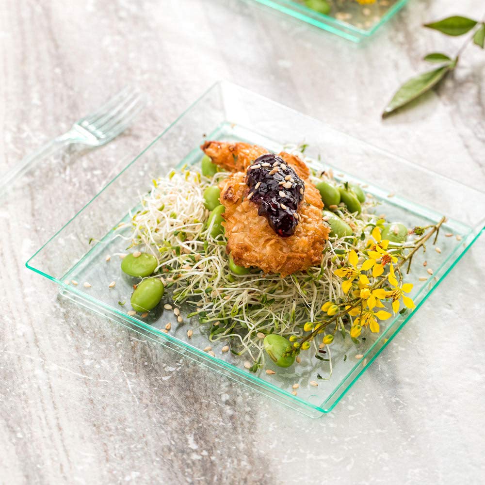 Modern Plastic Tasting Plate 5