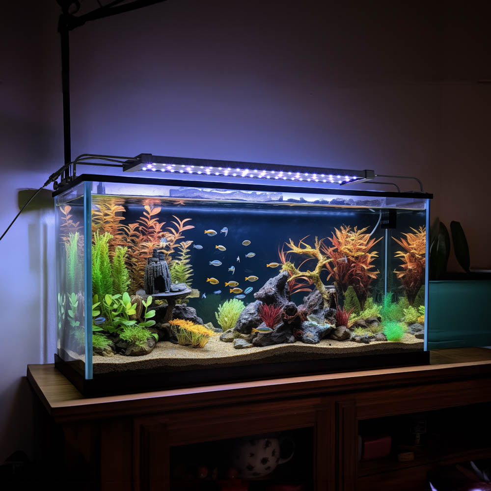 TheLAShop 24 Inch Aquarium LED Light with RGB & APP Control - Full Spectrum for Saltwater & Freshwater Fish Tanks - Perfect for Coral Growth & Planted Aquariums