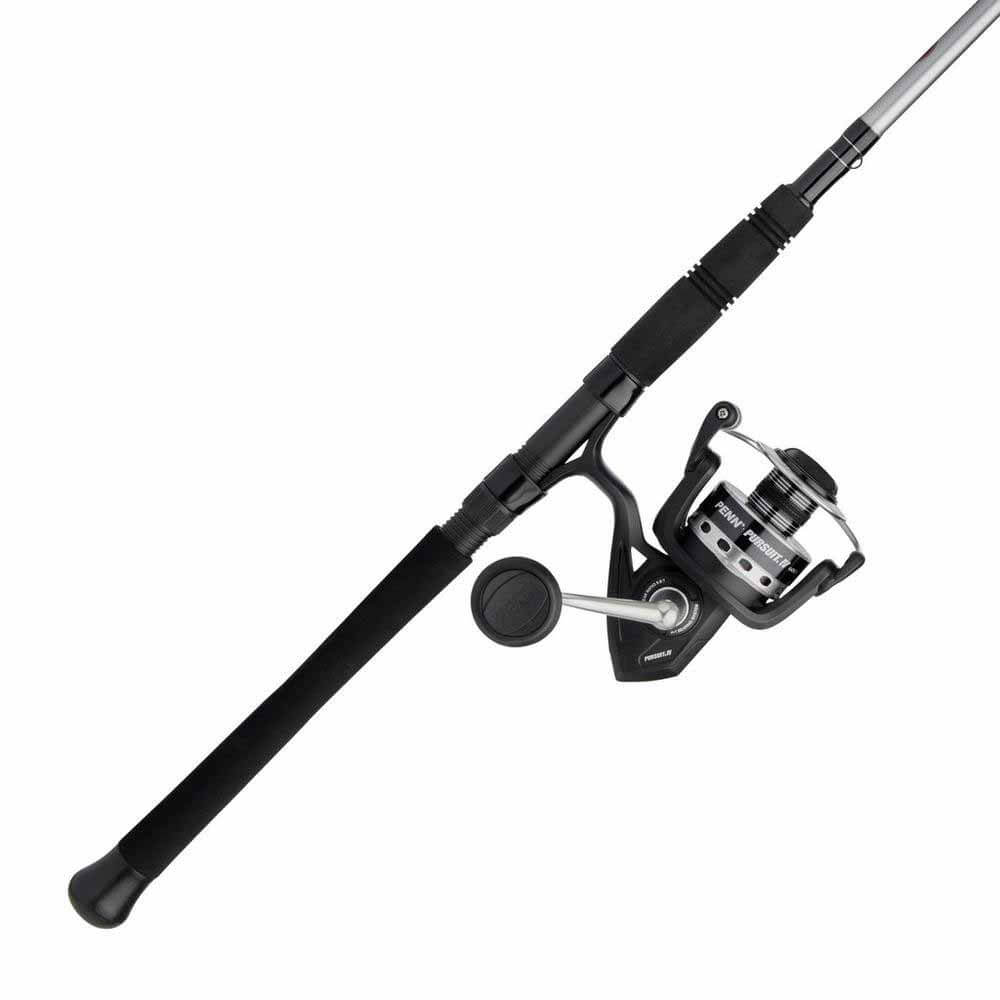 Penn Pursuit IV Spinning Fishing Rod and Reel Combo - Saltwater & Freshwater Spinning Combo for Bass, Trout, and Walleye Fishing - Perfect for Shore Fishing, Boat Fishing, and Kayak Angling