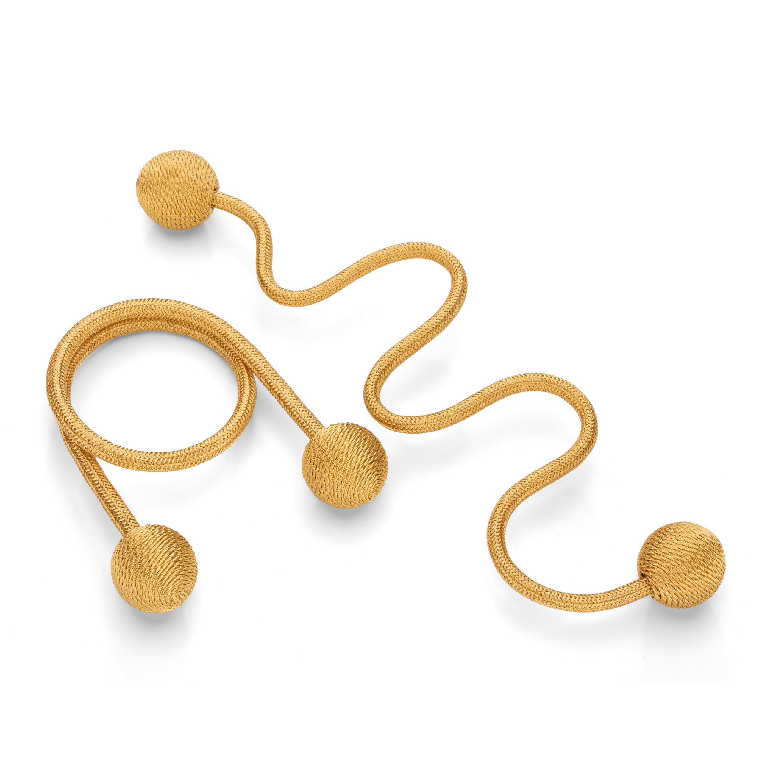 Elegant Gold Curtain Tiebacks - Premium Drapery Holdbacks for Living Room, Bedroom & Window Decor - Perfect for Home and Wedding Decorations