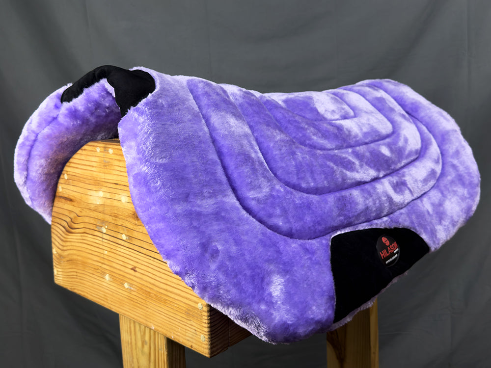 32X36 HILASON Western Endurance All-Purpose Fleece Saddle Pad for Horses - Comfortable & Durable Riding Pad for Trail, Ranch & Training Use