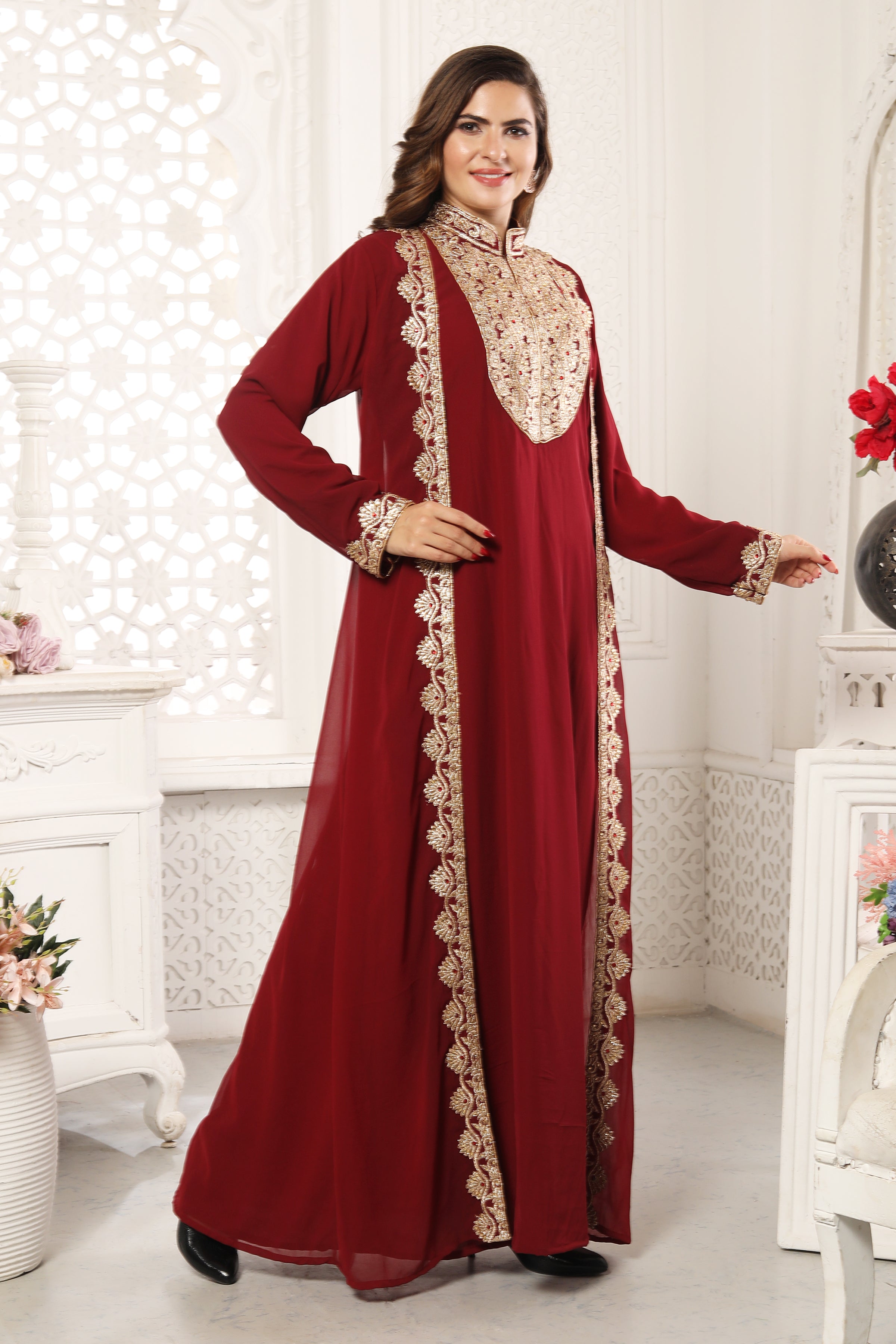 Handmade Designer Bridal Gowns for Wedding & Eid Party | Elegant Embroidery Evening Dresses for Brides, Mehndi & Special Occasions