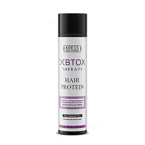 Kress Hair Botox Protein Treatment 300ml - Deep Conditioning for Damaged Hair - Repair & Strengthen for Smooth, Shiny Hair - At-Home Salon Treatment for Dry, Frizzy Hair