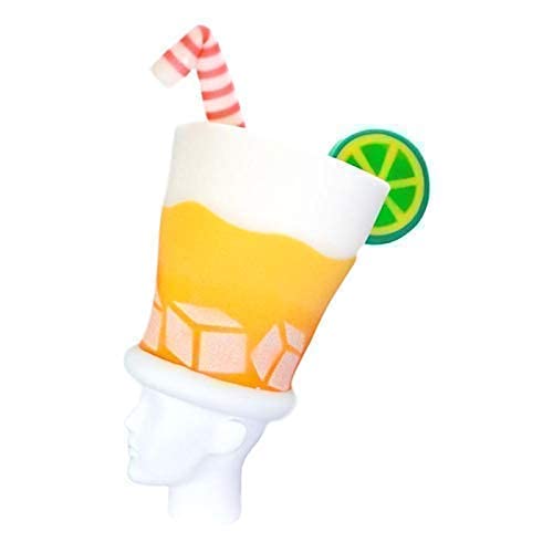 Foam Party Hats - Fun Cocktail Glass & Dress Hats for Bartenders | Signature Bar Decor for Themed Parties & Nightclub Events
