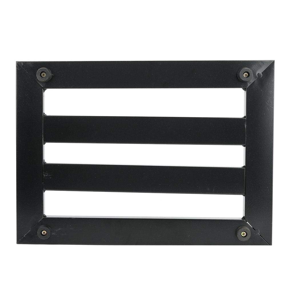 Universal Guitar Pedal Board - Metal Portable Effect Pedalboard Holder for Electric Guitar (Black) | Perfect for Live Performances & Studio Recording