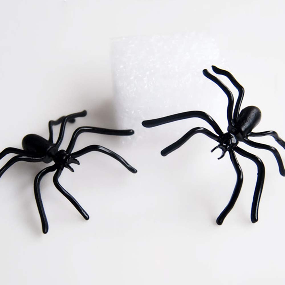 Spooky Halloween Spider Earrings for Women - Black Stud & Dangle Horror Jewelry, Cute Piercing Earrings for Costume Parties & Gothic Fashion