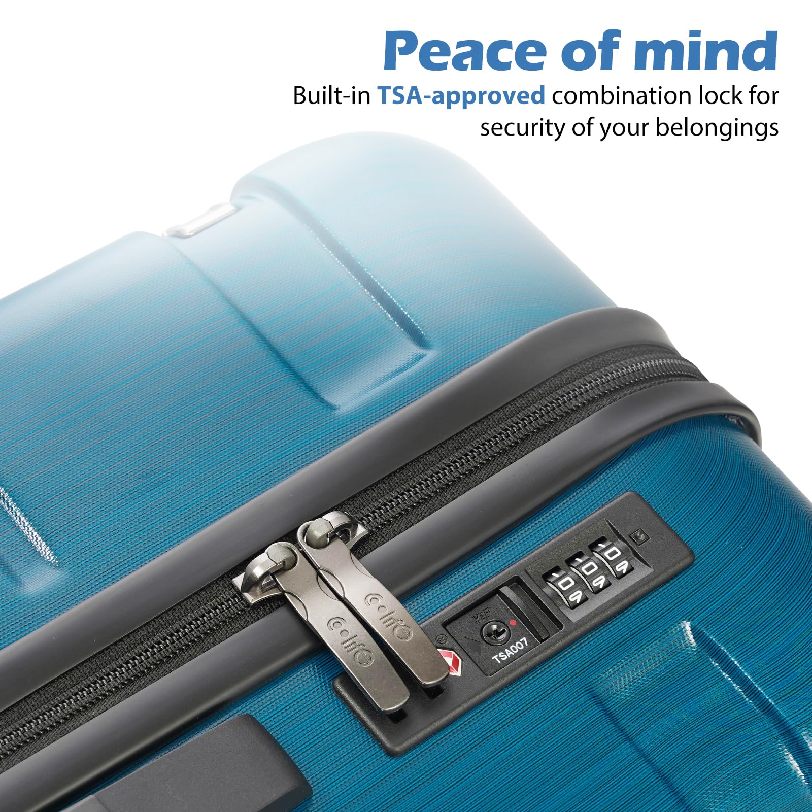 Coolife Expandable 3-Piece Luggage Set - 20