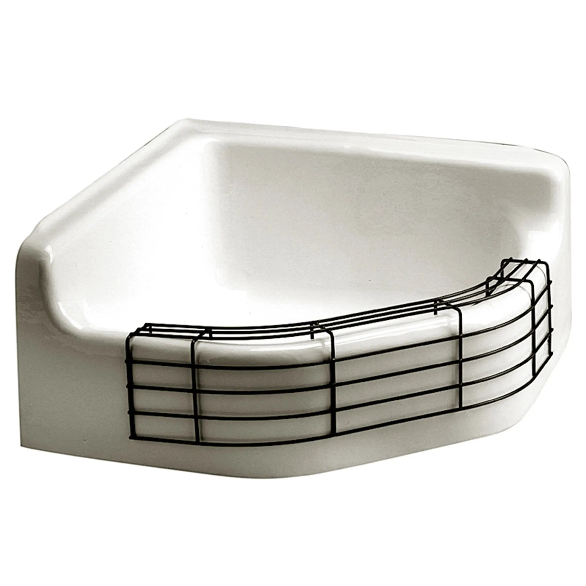 Florwell® Heavy Duty Cast Iron Floor Mount Utility Sink - Durable Laundry, Cleaning & Workshop Sink for Basement, Garage & Commercial Use