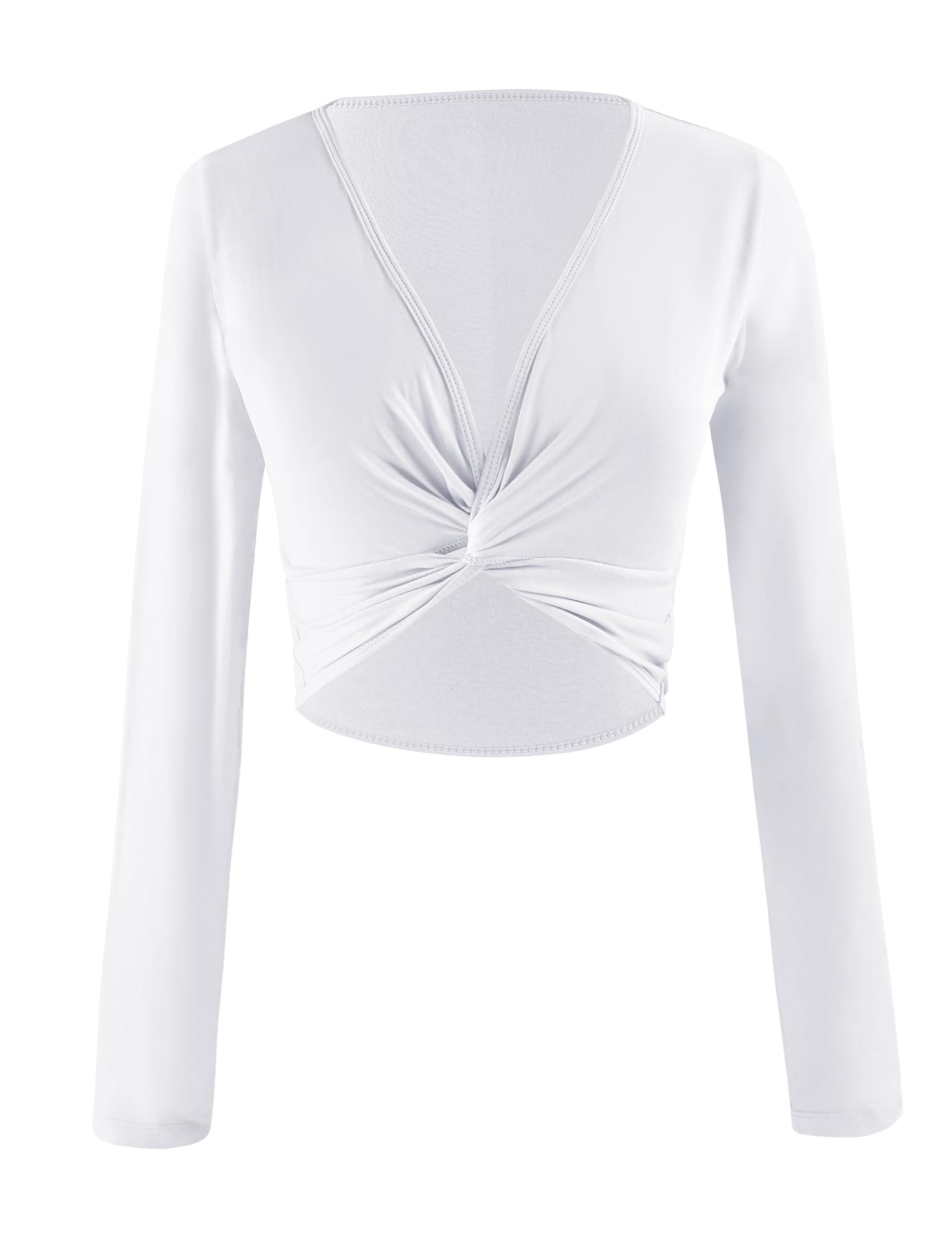 Elegant Women's Ballet Dance Shawl Tops - Soft Stretch Wrap Cover-Up for Dance Practice, Yoga & Performance - Perfect for Ballet Class, Recitals & Dance Studio Wear