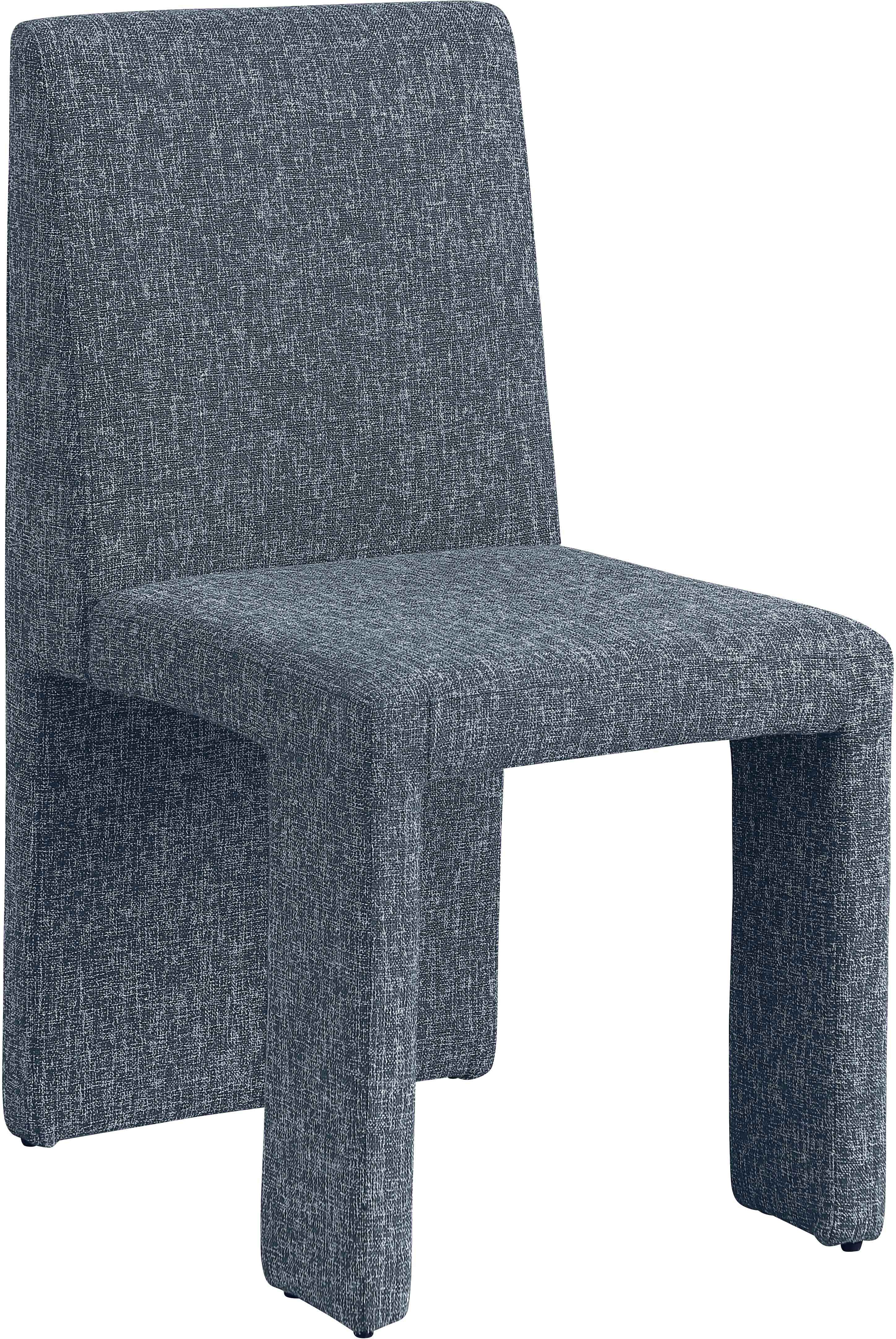 Benson Linen Textured Fabric Dining Chair - Modern Farmhouse Style Upholstered Seat for Kitchen, Dining Room & Home Decor | Comfortable & Durable