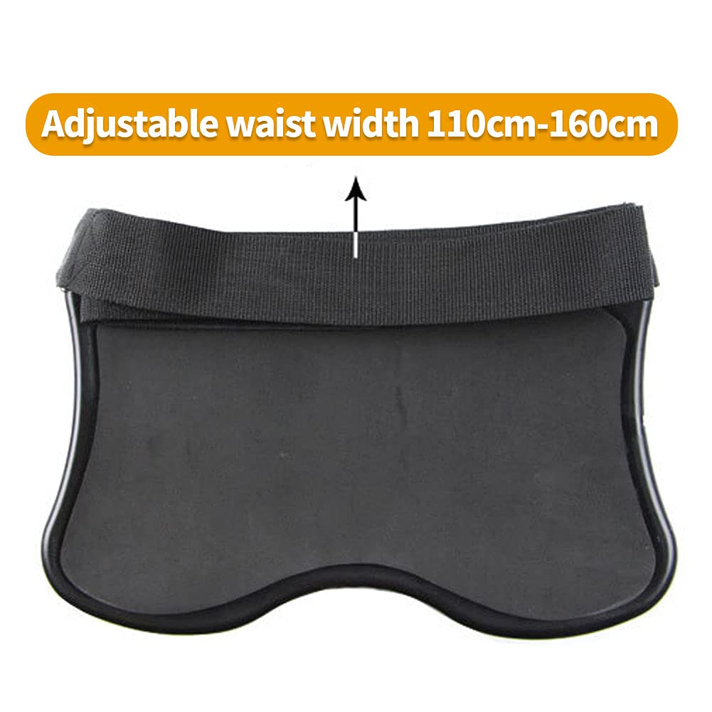 Adjustable Fishing Fighting Waist Belt (140cm-160cm) - Double Safety Support for Deep Sea & Offshore Fishing | Stand Up Rod Holder | Comfortable Belly Top for Boat Fishing Tackle | Perfect for Saltwater Anglers & Big Game Fishing