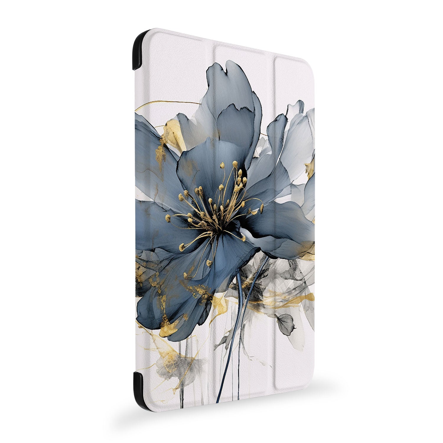 Samsung Tablet Case with Artistic Flower Design - Slim Protective Cover for Galaxy Tab A/S6/S7/S8 - Perfect for Work, School & Travel