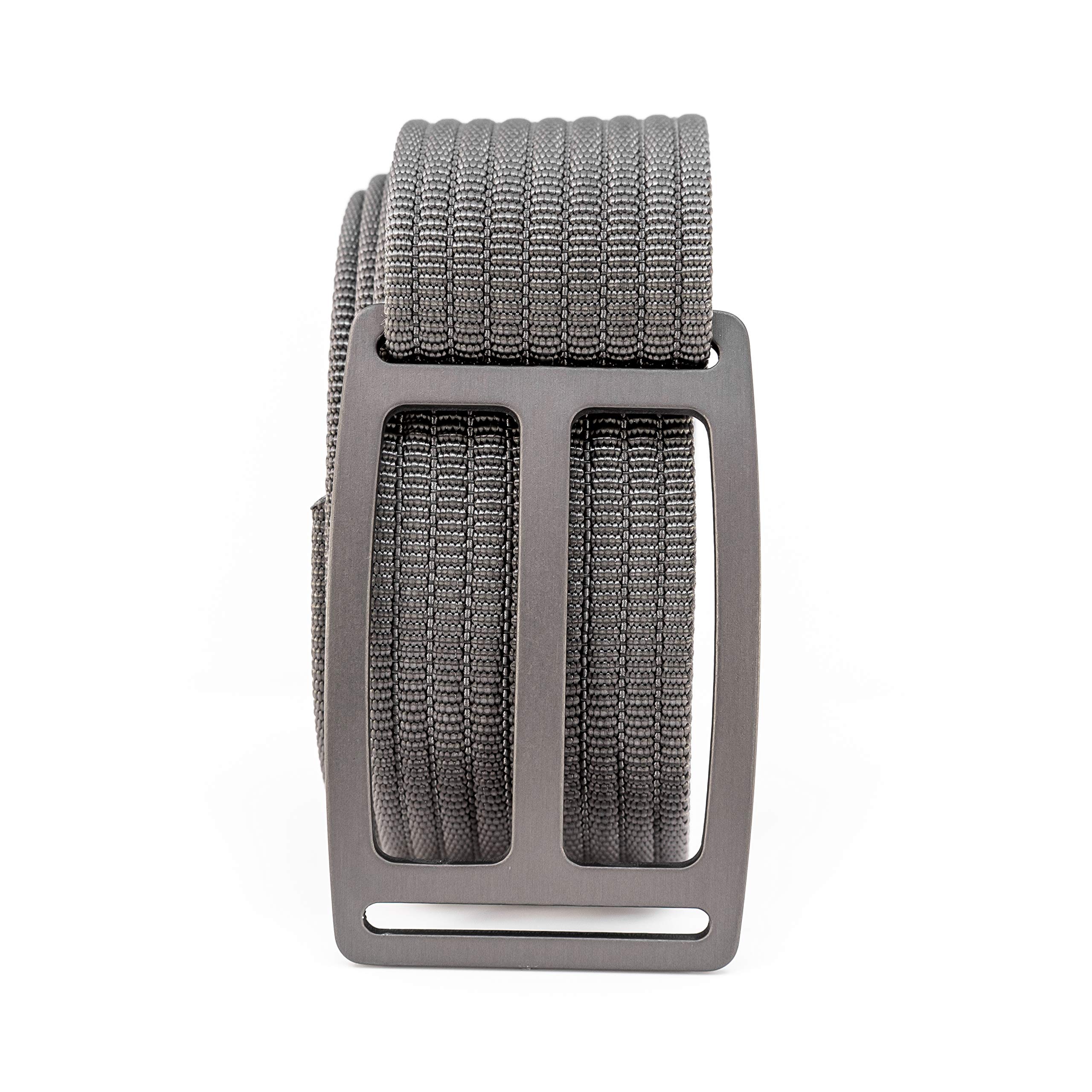 GRIP6 Horizon Ultralight Nylon Tactical Belt with T6061 Aluminum Buckle – Durable No-Hole Design for Men & Women, Perfect for Work, Golf, Casual, Outdoor, Travel & Everyday Use