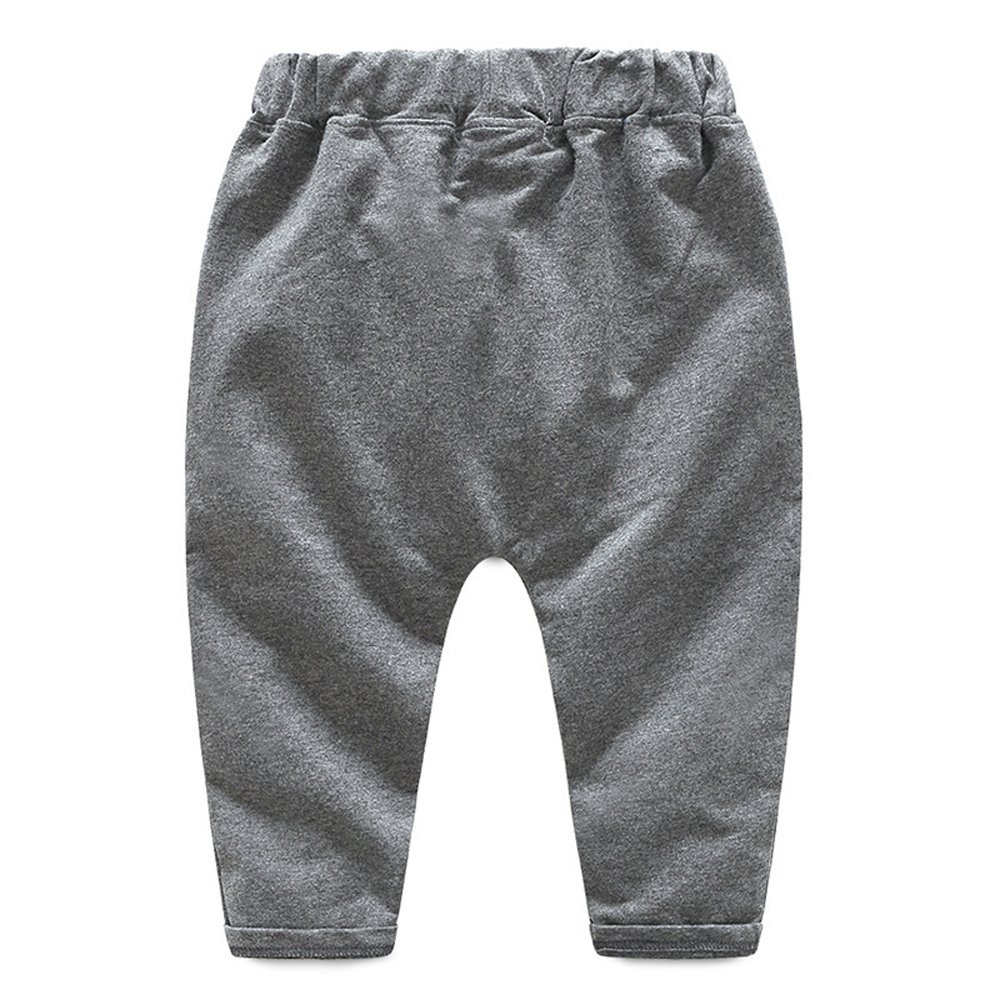 Boys' Cotton Solid Pocket Pants - Comfortable & Durable for School, Play & Everyday Wear
