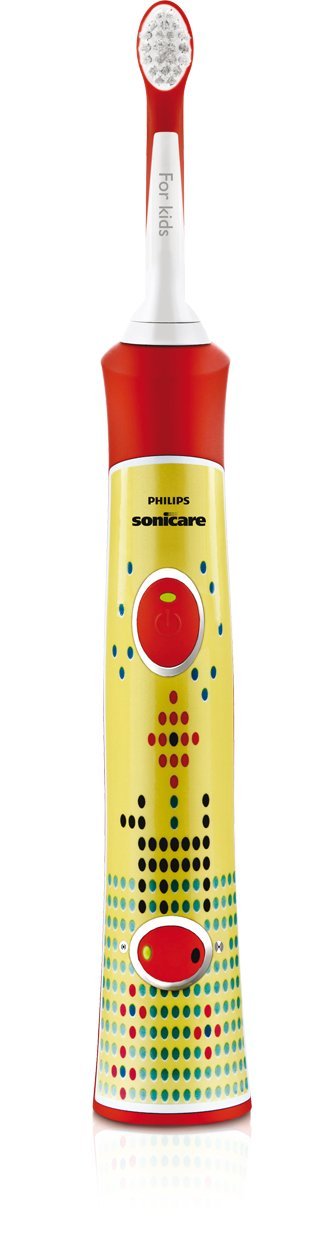 Philips Sonicare HX6311/02 Kids Rechargeable Electric Toothbrush - Gentle Sonic Cleaning for Children's Teeth, Ideal for Daily Oral Care & Healthy Smiles