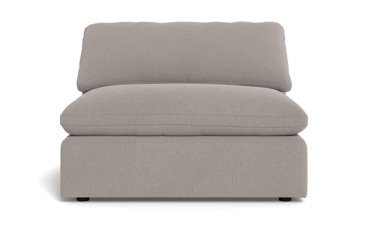 Fluffy Armless Chair - Ultra Soft Comfortable Accent Chair for Living Room, Bedroom, or Office - Perfect for Relaxing, Reading, and Lounging