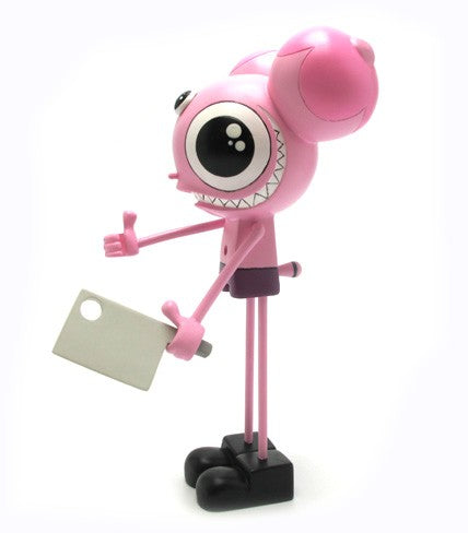Dalek Space Monkey Pink Plush Toy - Cute Stuffed Animal for Kids & Collectors | Perfect for Gifts, Room Decor, and Sci-Fi Fans