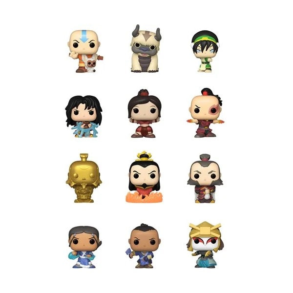 Bitty Pop! Avatar The Last Airbender Blind Box Collectible Figures - Mystery Mini Vinyl Toys for Fans & Collectors - Perfect for Display, Gifts, and Themed Parties