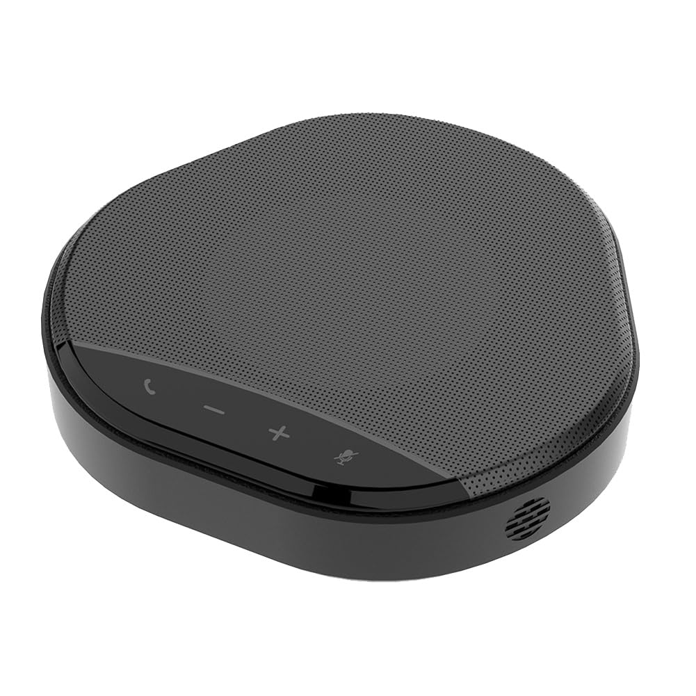Kanylavy USB Video Conference Microphone Speaker - 360° Omnidirectional Noise Cancelling PC Computer Mic for Home Office, Online Meetings & Webinars | Crystal Clear Audio for Zoom, Teams & Skype Calls