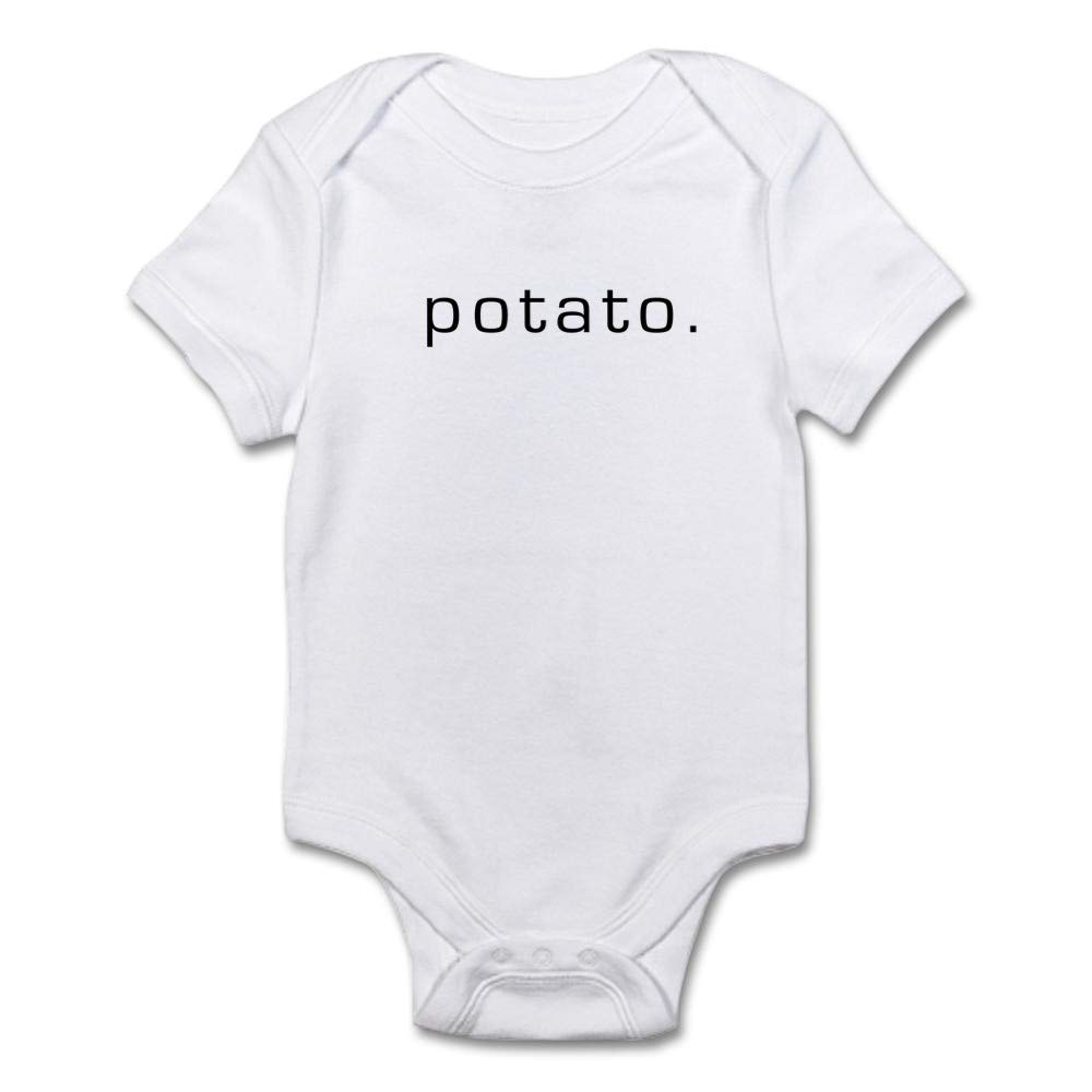 Potato Infant Creeper Baby Bodysuit - Cute Organic Cotton Onesie for Newborns & Toddlers - Perfect for Family Photos, Playdates & Everyday Wear