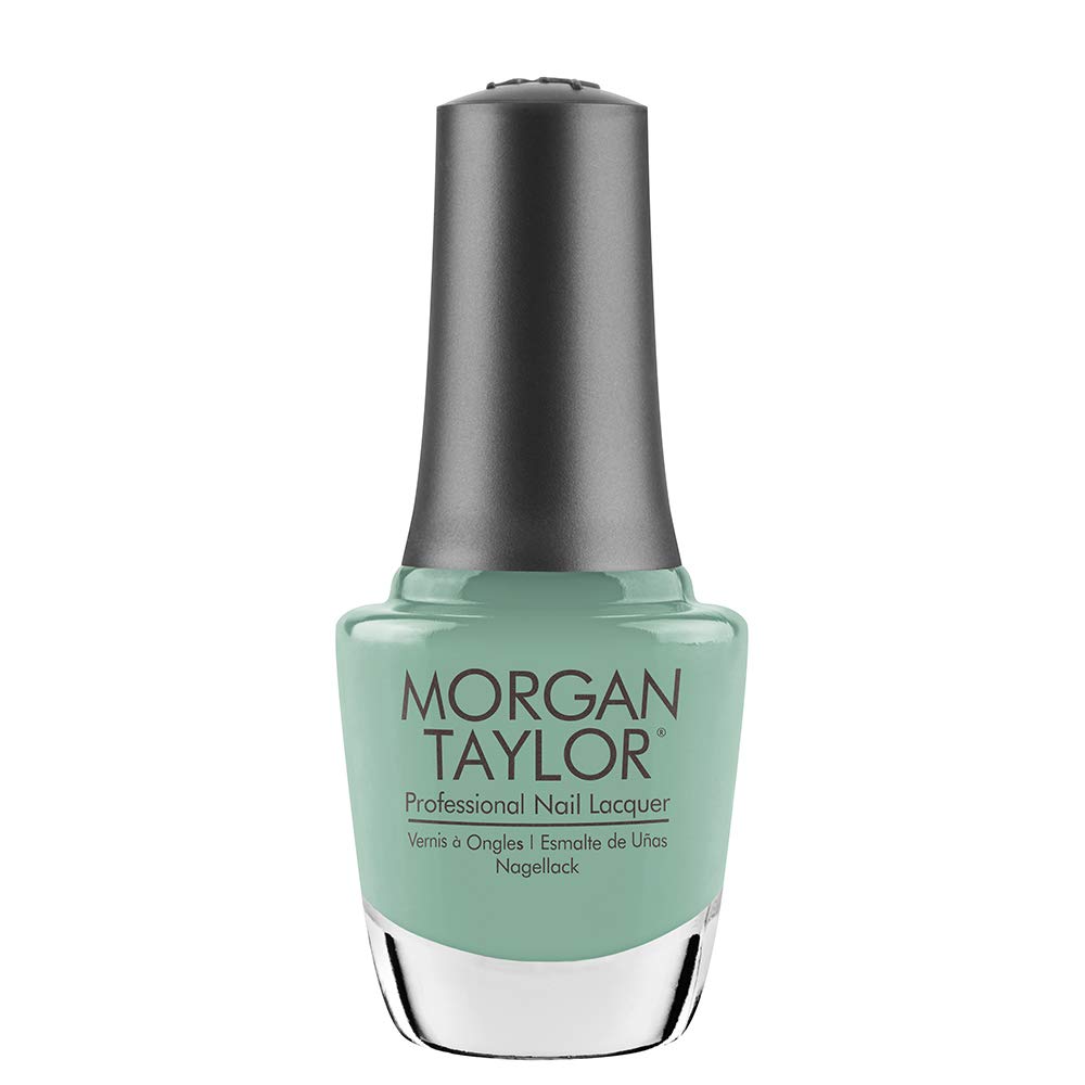 Morgan Taylor Professional Nail Lacquer - Long Lasting Green Nail Polish, 0.5 oz | Vegan & Cruelty-Free | Perfect for Manicures, Pedicures & Nail Art Designs