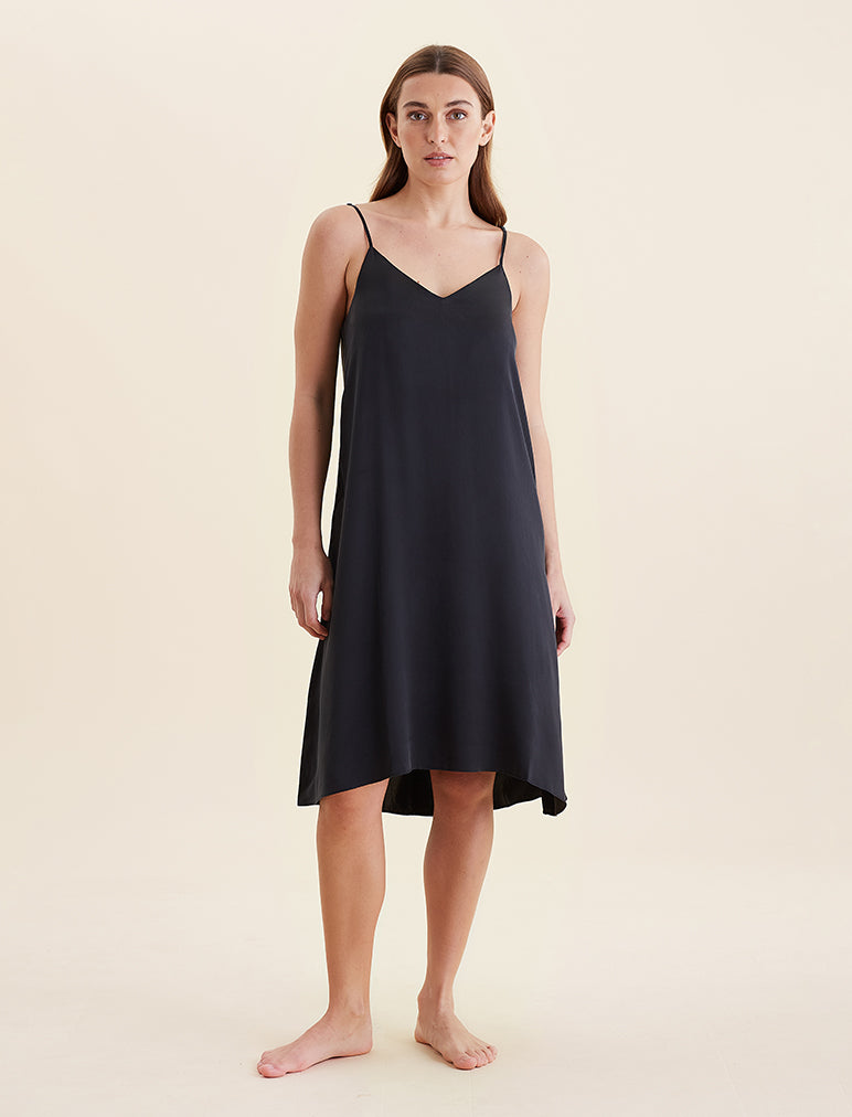 Audrey Washable Silk Slip Nightgown - Soft & Breathable Sleepwear for Women, Elegant Loungewear for Bedtime & Relaxation
