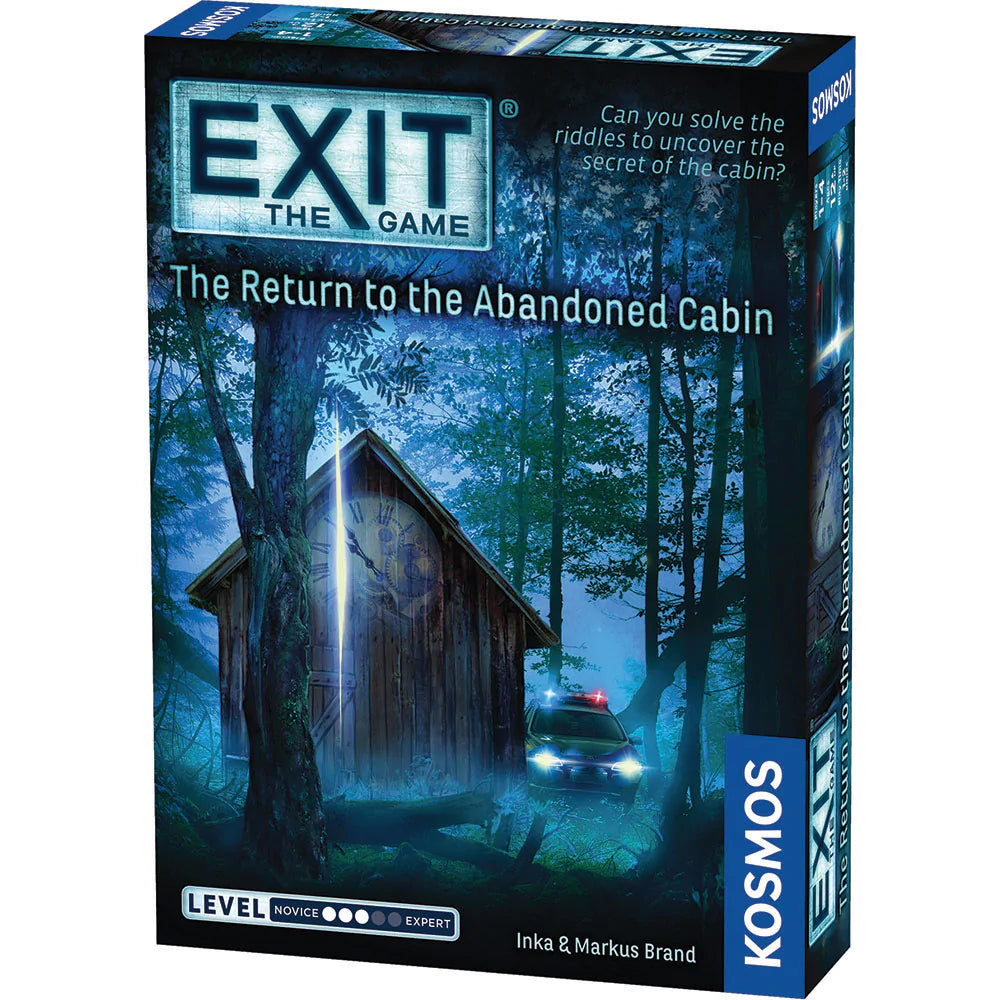 EXIT: The Game – The Return to the Abandoned Cabin | Escape Room Board Game | Family Game Night & Party Entertainment | Perfect for Team Building & Indoor Activities