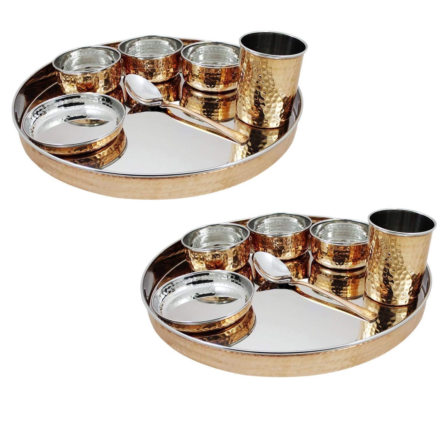 Premium 2-Piece Indian Thali Dinner Set - 13
