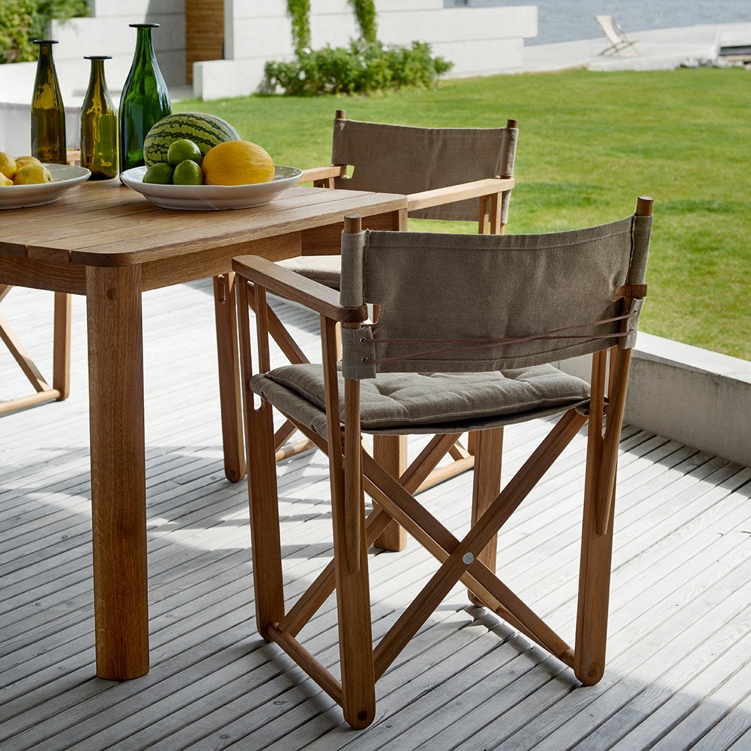 Modern Korso Dining Table - Solid Wood Kitchen Table for 6 - Perfect for Family Meals & Dinner Parties