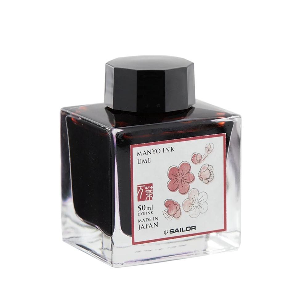 Sailor Manyo Ink Bottle - 50ml Premium Fountain Pen Ink for Calligraphy, Journaling & Art - Vibrant Colors & Smooth Flow for Writing Enthusiasts