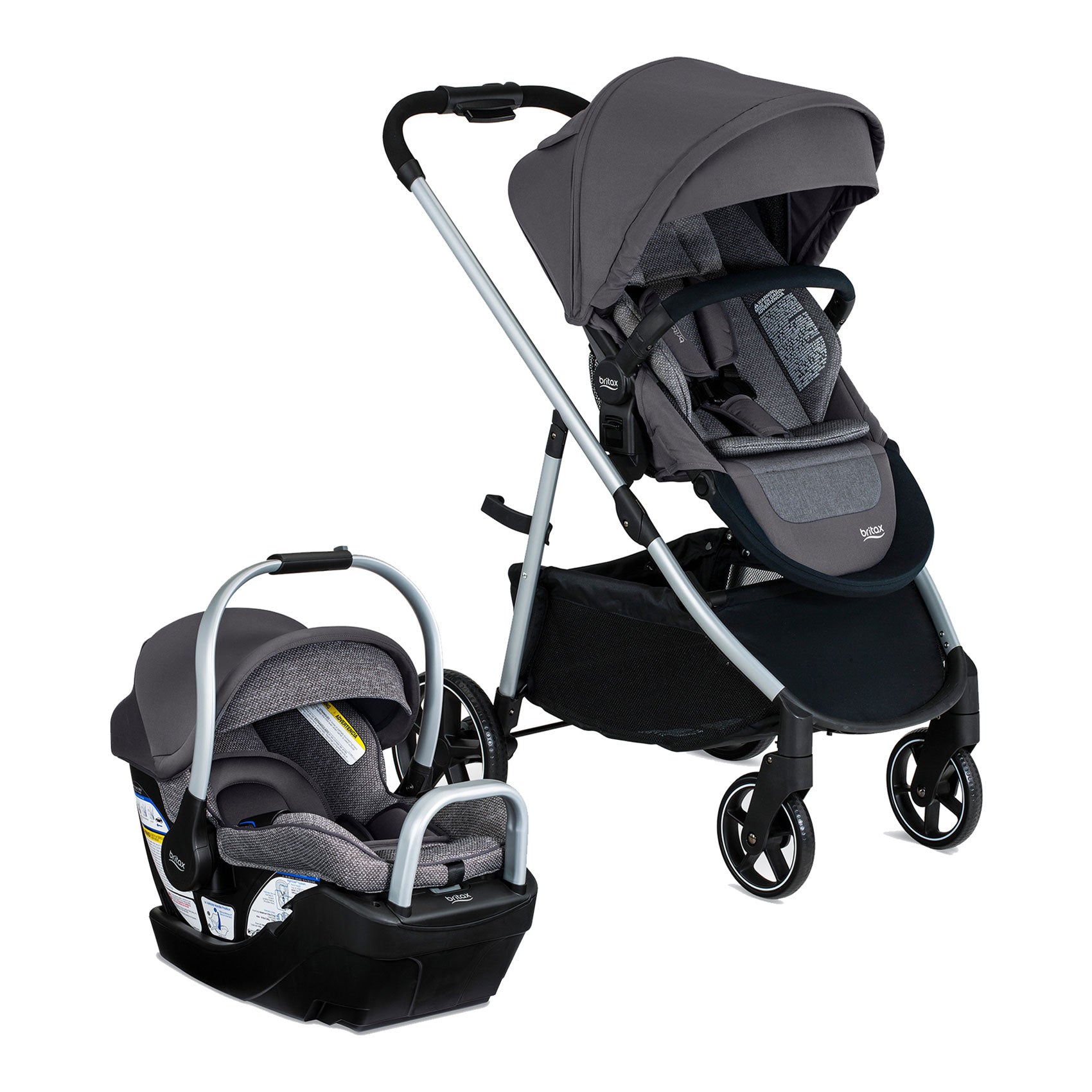 Britax Willow Grove SC Travel System - Lightweight Stroller & Infant Car Seat Combo for Safe & Convenient Travel - Perfect for Newborns, Toddlers, and On-the-Go Parents
