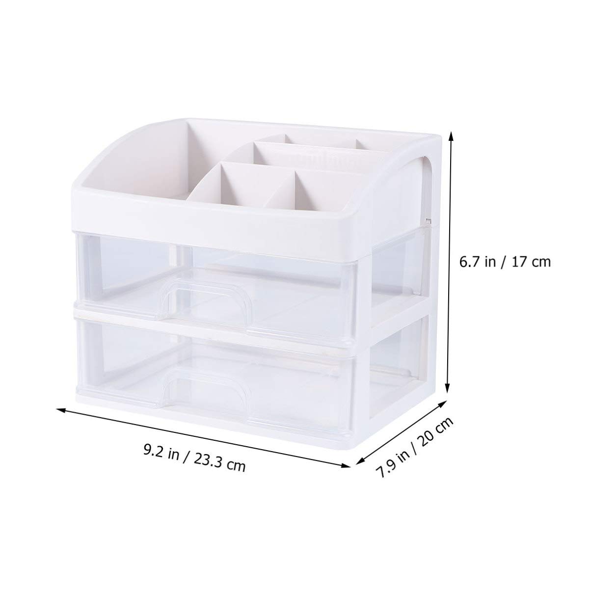 Desktop Makeup Organizer with Drawers - Cosmetic Storage Case for Vanity, Bathroom & Travel | Perfect for Makeup Brushes, Lipsticks & Beauty Essentials