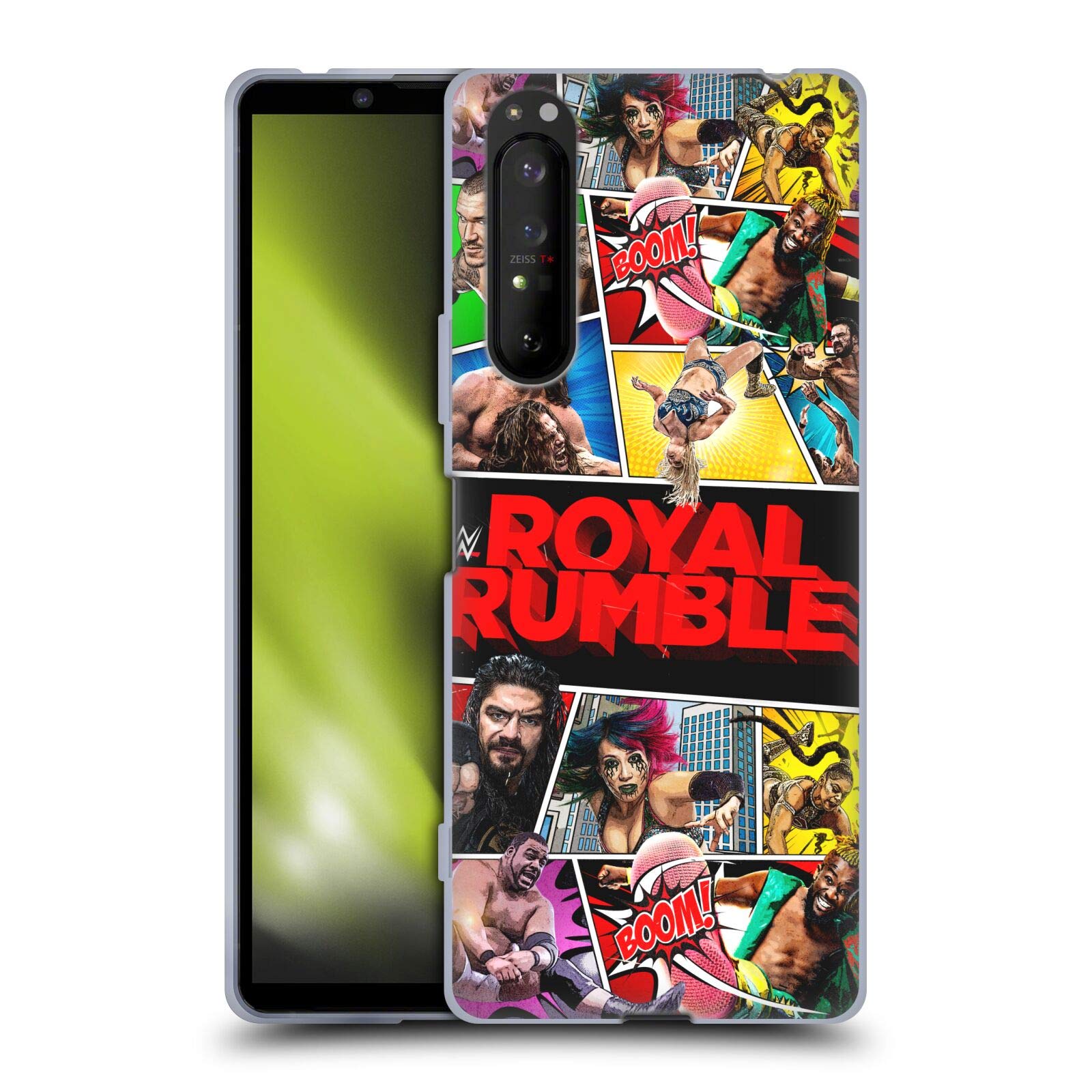 Head Case Designs WWE Royal Rumble 2021 Poster Soft Gel Case for Sony Xperia 1 II 5G - Durable Protection for Wrestling Fans' Phones