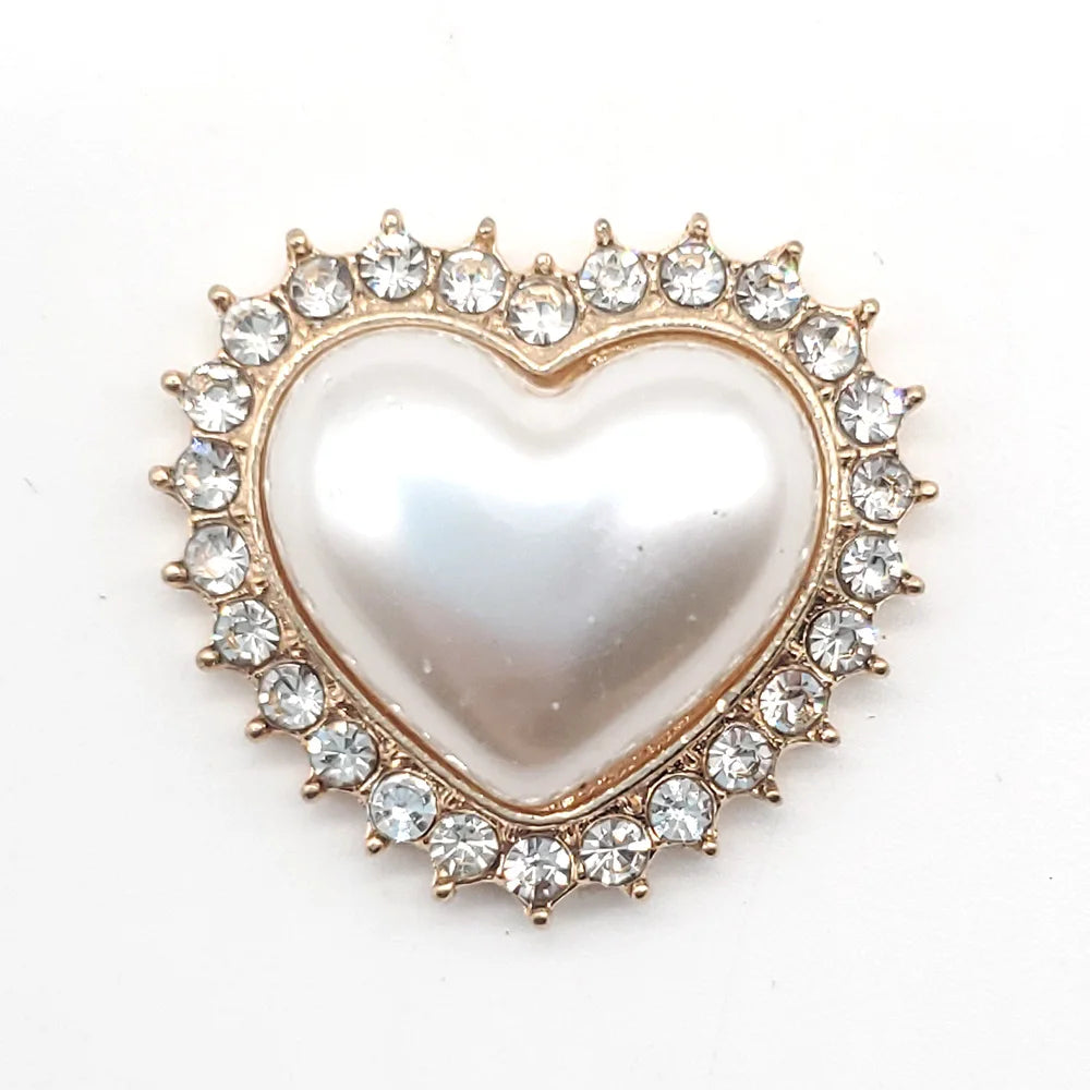 Elegant Pearl & Crystal Crown Shoe Charms - Metal Shoe Accessories for Women's Crocs - Decorative Buckle Clog Decor - Perfect Gift for Shoe Lovers (Great for Parties, Weddings & Everyday Wear)