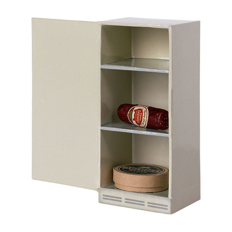 Maileg Cooler Fridge - Stylish Insulated Mini Fridge in Off White | Perfect for Dorm Rooms, Bedrooms & Small Spaces