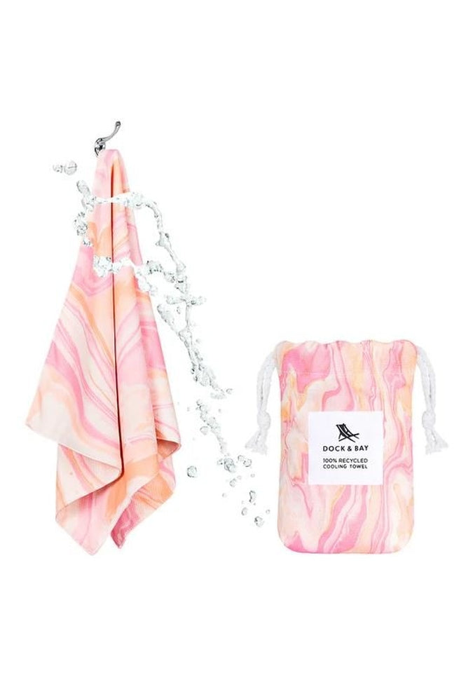 Dock & Bay Cooling Towel - Quick Dry, Ultra Absorbent & Reusable for Sports, Gym, Hiking & Outdoor Activities