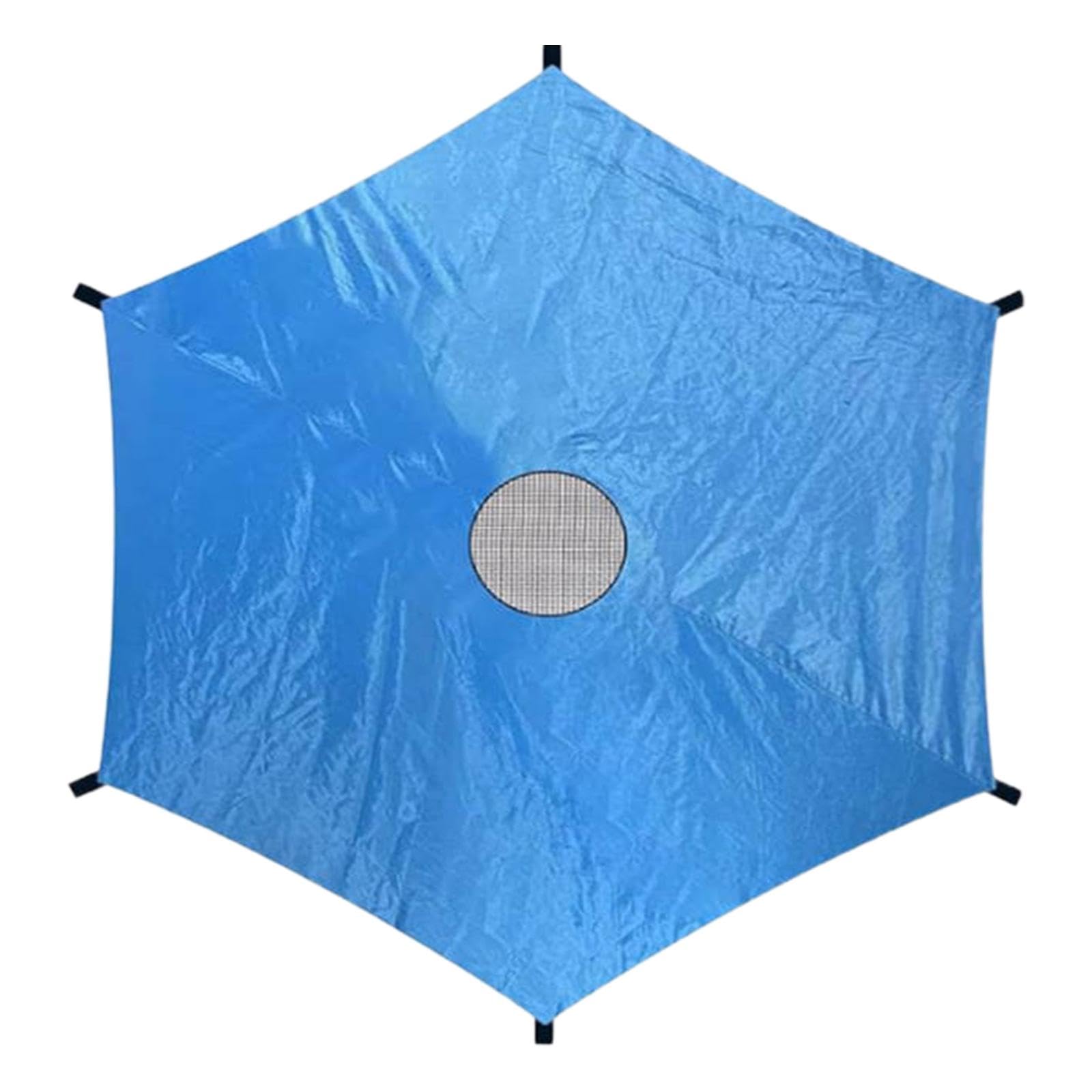 Kowaku Trampoline Shade Cover - UV Protection & Waterproof Sun Canopy for 6-Pole Trampolines | Perfect for Backyard Playgrounds & Summer Outdoor Activities