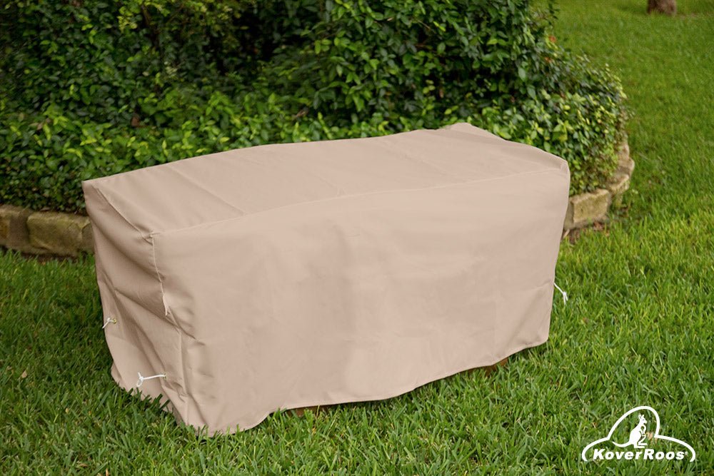 KoverRoos MAX Backless Bench Cover - Waterproof, UV Resistant Outdoor Furniture Protector for Patio, Garden, Deck - Perfect for Wooden, Metal, or Plastic Benches