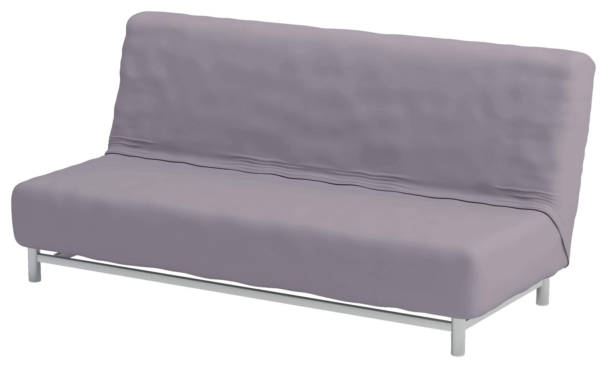 Flax Polyester Sofa Bed Cover Replacement for IKEA Beddinge Lovas Sleeper - Light Gray Futon Slipcover | Durable & Breathable Fabric | Perfect for Guest Rooms, Small Apartments & Home Offices