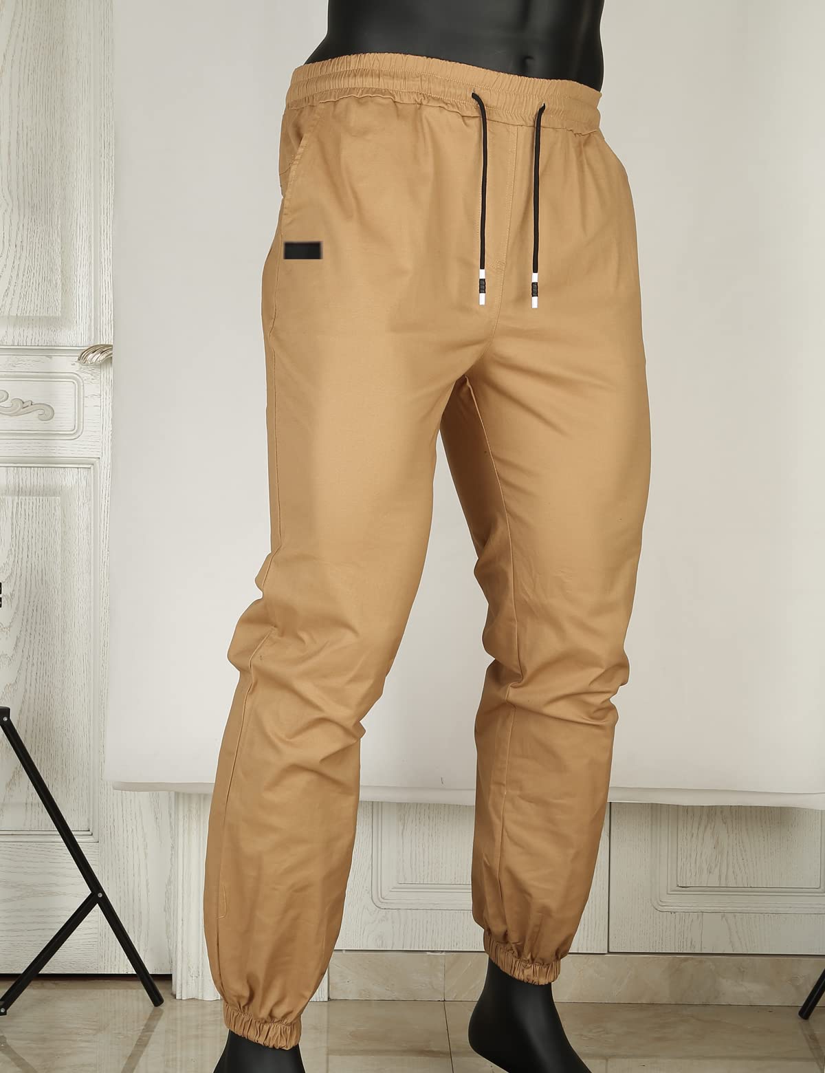 Men's Jogger Cargo Pants - Stretch Twill Chino for Hiking, Fitness & Casual Wear | Comfortable Outdoor & Jogging Pants for Active Lifestyle